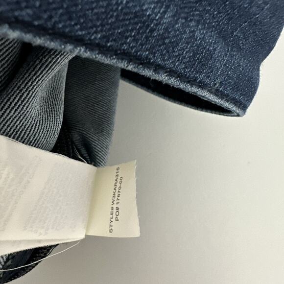 Prana Skirt Womens 4 Blue Denim Side Zip Light Weight Jean Mini Stretch Karen - Picture 8 of 13